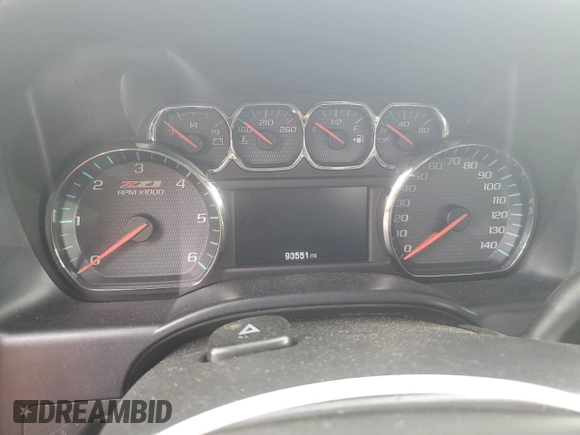 2015 Chevrolet Silverado 1500 LT with VIN 1GCRCREC9FZ168620, listed as a Copart auction lot 79283344 with 93,551 mi miles and Salvage Title. Bid and sale history available at DreamBid. Image 9.