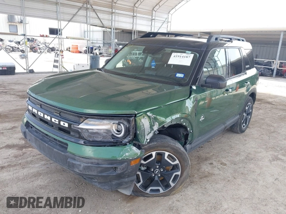 2023 Ford Bronco Sport Outer Banks with VIN 3FMCR9C62PRD07084, listed as a IAAI auction lot 41914187 with 21,256 mi miles and . Bid and sale history available at DreamBid. Image 17.