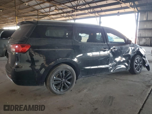 2015 Kia Sedona SX-L with VIN KNDME5C1XF6033887, listed as a Copart auction lot 84474184 with 83,437 mi miles and Salvage Title. Bid and sale history available at DreamBid. Image 3.