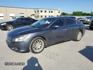 2013 Nissan Maxima SV with VIN 1N4AA5AP9DC800946, listed as a Copart auction lot 53833615 with 157,658 mi miles and Salvage Title. Bid and sale history available at DreamBid. Image 1.