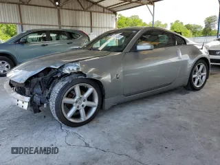 2004 Nissan 350Z Enthusiast z VIN JN1AZ34D34T160793, wystawiony jako Copart lot #56769085 z przebiegiem 91 306 mil mil oraz Szkoda całkowita • Salvage title. Historia ofert i sprzedaży dostępna na DreamBid. Obrazek 1.