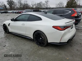 2022 BMW M4 Competition with VIN WBS33AZ03NCK52997, listed as a Copart auction lot 44694415 with 11,007 mi miles and Salvage Title. Bid and sale history available at carsss.com. Image 2.