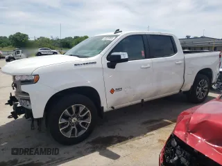 2022 Chevrolet Silverado 1500 LT with VIN 3GCUYDED6NG212451, listed as a Copart auction lot 53222934 with 39,353 mi miles and Salvage Title. Bid and sale history available at DreamBid. Image 1.