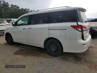 2012 Nissan Quest SL with VIN JN8AE2KP7C9038261, listed as a Copart auction lot 54002565 with 0 mi miles and Salvage Title. Bid and sale history available at carsss.com. Image 2.
