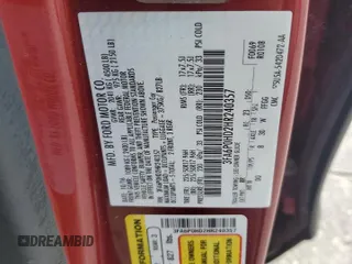 2017 Ford Fusion SE with VIN 3FA6P0HD2HR240357, listed as a Copart auction lot 57470115 with 106,987 mi miles and Salvage title. Bid and sale history available at DreamBid. Image 12.