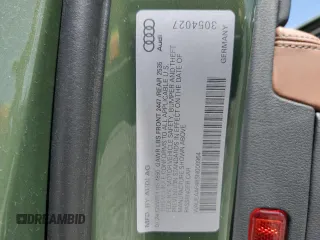2025 Audi A4 S line Premium Plus with VIN WAUEAAF48SN000964, listed as a Copart auction lot 54632825 with 9,912 mi miles and Salvage Title. Bid and sale history available at DreamBid. Image 13.