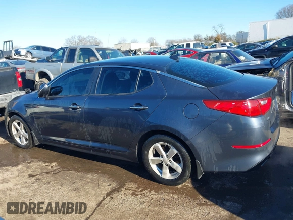 2015 Kia Optima LX with VIN KNAGM4A72F5543977, listed as a IAAI auction lot 41328035 with 153,805 mi miles and . Bid and sale history available at DreamBid. Image 14.