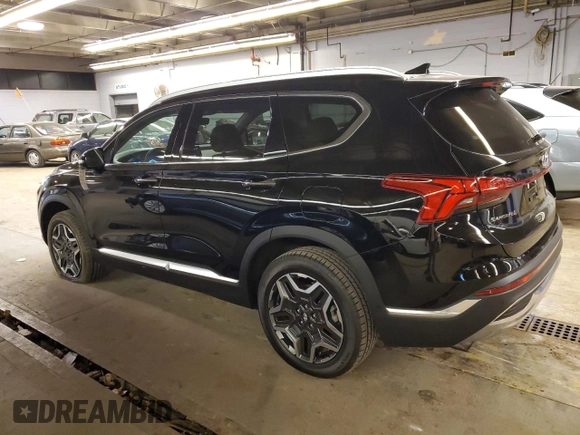 2023 Hyundai Santa Fe Hybrid Limited with VIN 5NMS5DA17PH022919, listed as a Copart auction lot 46704944 with 1,809 mi miles. Bid and sale history available at carsss.com. Image 2.