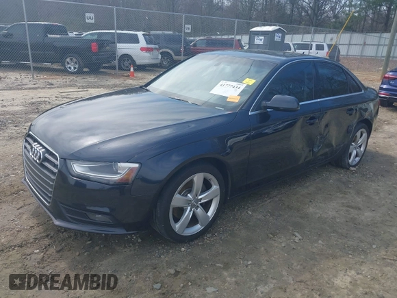 2013 Audi A4 Premium с VIN WAUBFAFLXDN005355, выставлен на аукционе IAAI как лот 41777434 с пробегом 173 481 миль миль и . История ставок и продаж доступна на DreamBid. Изображение 2.