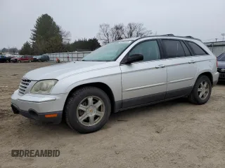 2004 Chrysler Pacifica z VIN 2C8GF68474R296233, wystawiony jako Copart lot #48990085 z przebiegiem 200 234 mil mil oraz Czysty tytuł • Clean title. Historia ofert i sprzedaży dostępna na DreamBid. Obrazek 1.
