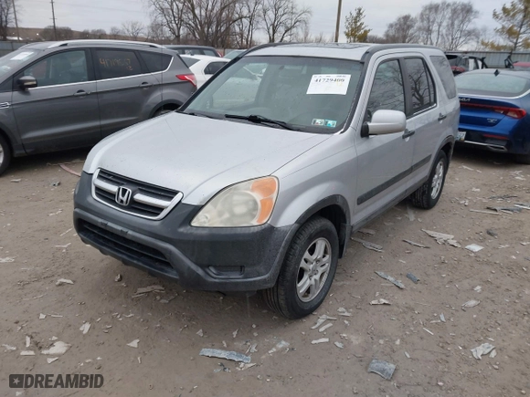 2002 Honda CR-V EX with VIN JHLRD78812C077401, listed as a IAAI auction lot 41729400 with 259,164 mi miles. Bid and sale history available at carsss.com. Image 17.