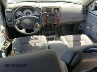 2005 Dodge Dakota SLT with VIN 1D7HE48K45S287376, listed as a Copart auction lot 58864665 with 183,772 mi miles and Salvage title. Bid and sale history available at DreamBid. Image 8.