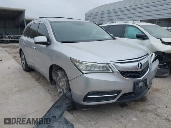 2015 Acura MDX with VIN 5FRYD3H21FB008759, listed as a IAAI auction lot 41277056 with 121,771 mi miles and . Bid and sale history available at DreamBid. Image 1.