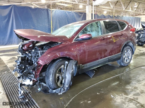 2019 Honda CR-V EX-L with VIN 2HKRW2H81KH650716, listed as a Copart auction lot 46463325 with 0 mi miles and Clean Title. Bid and sale history available at carsss.com. Image 1.