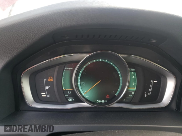 2014 Volvo S60 T5 with VIN YV1612FS0E1292837, listed as a Copart auction lot 55437195 with 109,468 mi miles and Clean Title. Bid and sale history available at carsss.com. Image 9.
