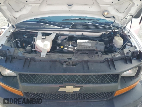 2016 Chevrolet Express Passenger LS with VIN 1GAZGNFF7G1319968, listed as a Copart auction lot 75911024 with 45,043 mi miles and Salvage title. Bid and sale history available at DreamBid. Image 12.