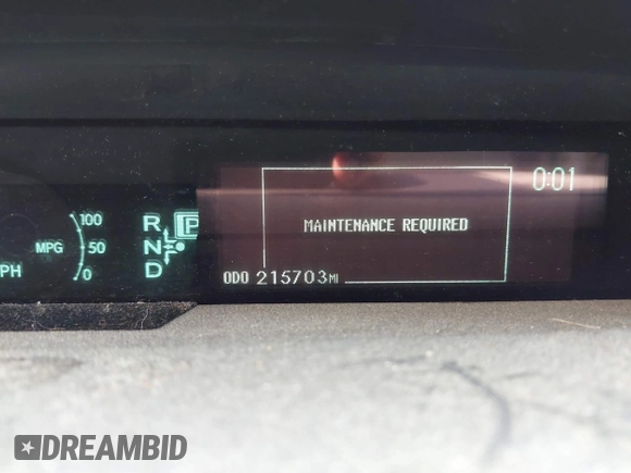 2015 Toyota Prius Four with VIN JTDKN3DU3F0458455, listed as a IAAI auction lot 42389286 with 215,703 mi miles and . Bid and sale history available at DreamBid. Image 15.