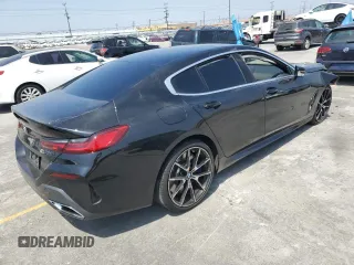 2020 BMW 8 Series M850i with VIN WBAGV8C01LCE50737, listed as a Copart auction lot 58318665 with Not provided miles and Salvage title. Bid and sale history available at DreamBid. Image 3.