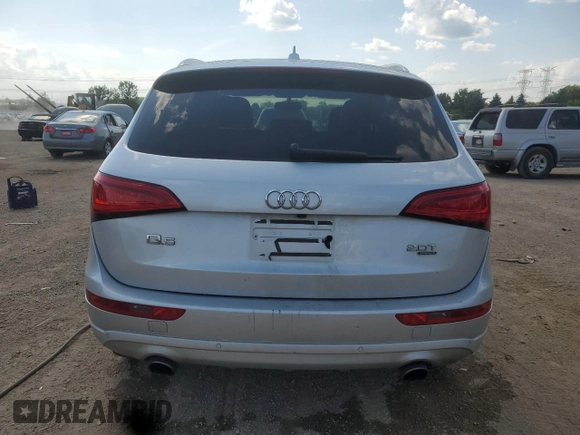 2013 Audi Q5 Premium Plus with VIN WA1LFAFP5DA042177, listed as a Copart auction lot 59809615 with 103,071 mi miles and Salvage title. Bid and sale history available at DreamBid. Image 6.