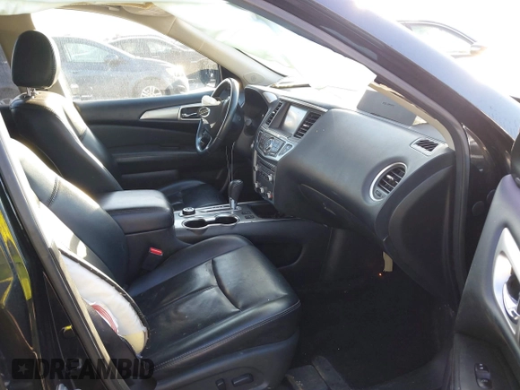 2017 Nissan Pathfinder SV z VIN 5N1DR2MM4HC648432, wystawiony jako IAAI lot #41238701 z przebiegiem 73 030 mil mil oraz . Historia ofert i sprzedaży dostępna na DreamBid. Obrazek 5.