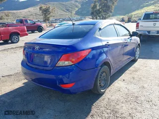 2013 Hyundai Accent GLS with VIN KMHCT4AE4DU462612, listed as a IAAI auction lot 41757907 with 177,171 mi miles. Bid and sale history available at carsss.com. Image 4.