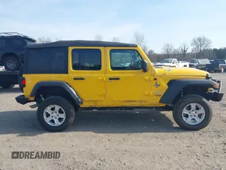 2019 Jeep Wrangler Unlimited Sport S with VIN 1C4HJXDG4KW579364, listed as a IAAI auction lot 41809318 with 22,370 mi miles and . Bid and sale history available at DreamBid. Image 13.