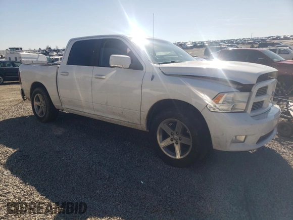 2012 Ram 1500 Sport with VIN 1C6RD7MT4CS315005, listed as a Copart auction lot 46894025 with 227,562 mi miles and Salvage title. Bid and sale history available at DreamBid. Image 4.