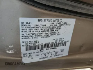 2005 Ford Crown Victoria Standard с VIN 2FAFP73WX5X144927, выставлен на аукционе Copart как лот 59713204 с пробегом 160 270 миль миль и Списание • Salvage title. История ставок и продаж доступна на DreamBid. Изображение 12.