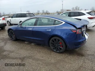 2020 Tesla Model 3 Performance z VIN 5YJ3E1EC2LF669481, wystawiony jako Copart lot #53718595 z przebiegiem 88 709 mil mil oraz Czysty tytuł • Clean title. Historia ofert i sprzedaży dostępna na DreamBid. Obrazek 2.