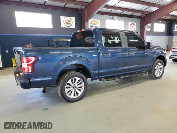 2018 Ford F-150 XL with VIN 1FTEW1E54JFC75495, listed as a Copart auction lot 55773705 with 156,324 mi miles and Clean Title. Bid and sale history available at DreamBid. Image 3.