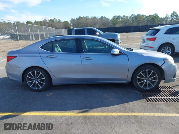 2015 Acura TLX V6 Tech with VIN 19UUB2F51FA017999, listed as a IAAI auction lot 41451757 with 123,619 mi miles. Bid and sale history available at carsss.com. Image 13.