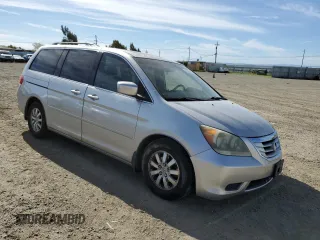 2008 Honda Odyssey EX-L with VIN 5FNRL387X8B417950, listed as a Copart auction lot 52579045 with 166,831 mi miles and Salvage Title. Bid and sale history available at carsss.com. Image 4.