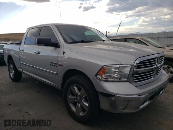 2018 Ram 1500 Big Horn with VIN 1C6RR7TT6JS241733, listed as a Copart auction lot 76377104 with 108,115 mi miles and Clean title. Bid and sale history available at DreamBid. Image 4.