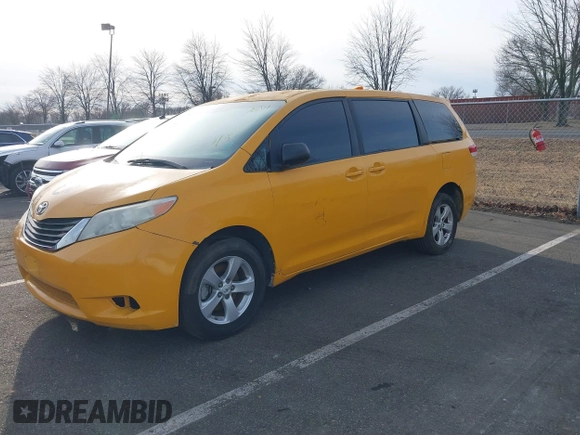 2012 Toyota Sienna with VIN 5TDZK3DC3CS221892, listed as a IAAI auction lot 41525521 with 280,477 mi miles. Bid and sale history available at carsss.com. Image 18.