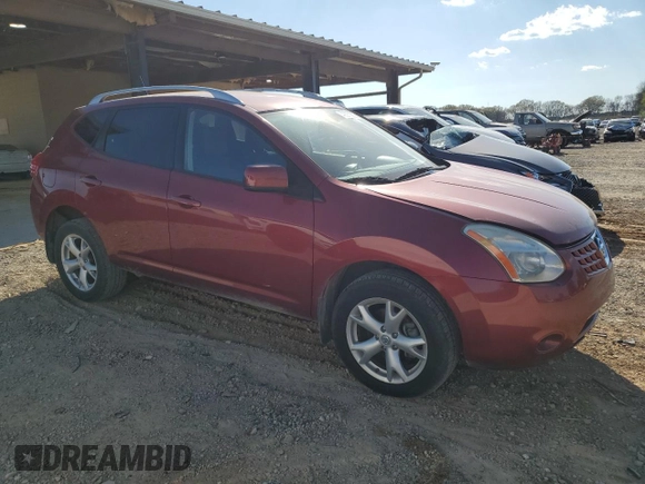 2009 Nissan Rogue SL with VIN JN8AS58T49W047170, listed as a Copart auction lot 49850385 with 182,088 mi miles and Salvage Title. Bid and sale history available at DreamBid. Image 4.