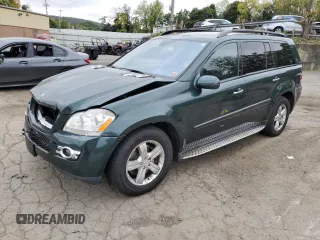 2008 Mercedes-Benz GL-Class 4.6L with VIN 4JGBF71E98A365160, listed as a Copart auction lot 72470384 with 167,332 mi miles and Salvage Title. Bid and sale history available at carsss.com. Image 1.