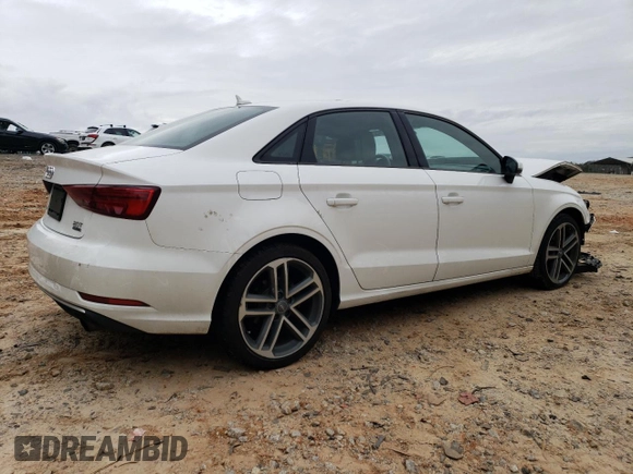 2018 Audi A3 Sedan Premium with VIN WAUB8GFF5J1090499, listed as a Copart auction lot 42452834 with 57,011 mi miles and Salvage Title. Bid and sale history available at carsss.com. Image 3.