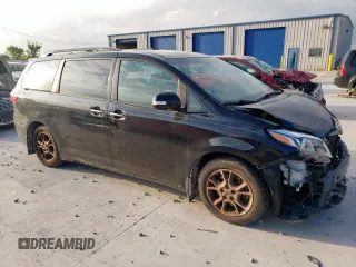 2015 Toyota Sienna XLE with VIN 5TDYK3DC1FS618338, listed as a Copart auction lot 63567755 with 119,596 mi miles and Salvage title. Bid and sale history available at DreamBid. Image 4.