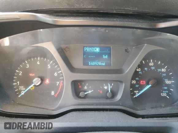 2016 Ford Transit Cargo with VIN 1FTYR1ZM5GKB42881, listed as a Copart auction lot 70193724 with 140,928 mi miles and Salvage Title. Bid and sale history available at DreamBid. Image 9.