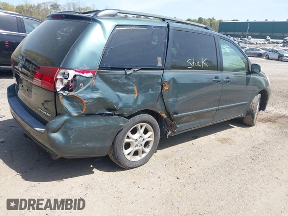 2005 Toyota Sienna XLE with VIN 5TDZA22C45S309031, listed as a IAAI auction lot 42165794 with 130,681 mi miles and . Bid and sale history available at DreamBid. Image 4.