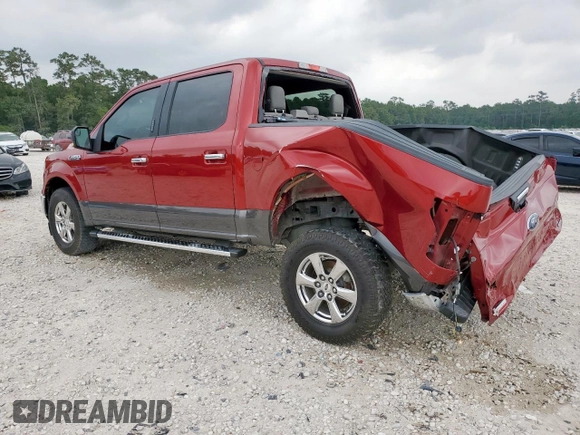 2018 Ford F-150 XL with VIN 1FTEW1CP5JKD16597, listed as a Copart auction lot 57623125 with 122,292 mi miles and Salvage title. Bid and sale history available at DreamBid. Image 2.