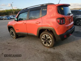 2016 Jeep Renegade Trailhawk with VIN ZACCJBCT9GPC70330, listed as a Copart auction lot 52934805 with 125,113 mi miles and Salvage title. Bid and sale history available at DreamBid. Image 2.