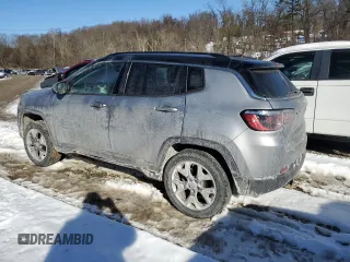 2018 Jeep Compass Limited with VIN 3C4NJDCB4JT433509, listed as a Copart auction lot 42459705 with 55,377 mi miles and Salvage Title. Bid and sale history available at carsss.com. Image 2.