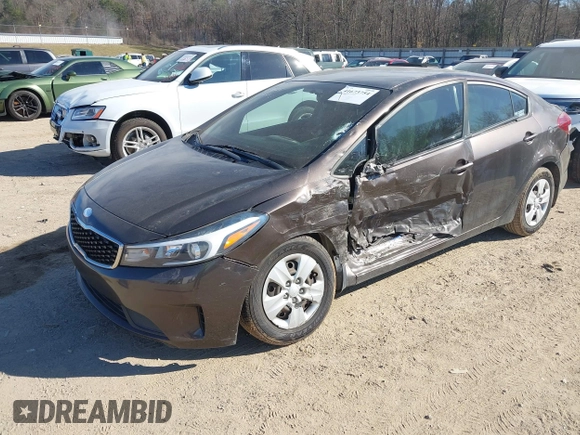 2018 Kia Forte LX with VIN 3KPFL4A76JE217369, listed as a IAAI auction lot 41673754 with 100,545 mi miles. Bid and sale history available at carsss.com. Image 17.