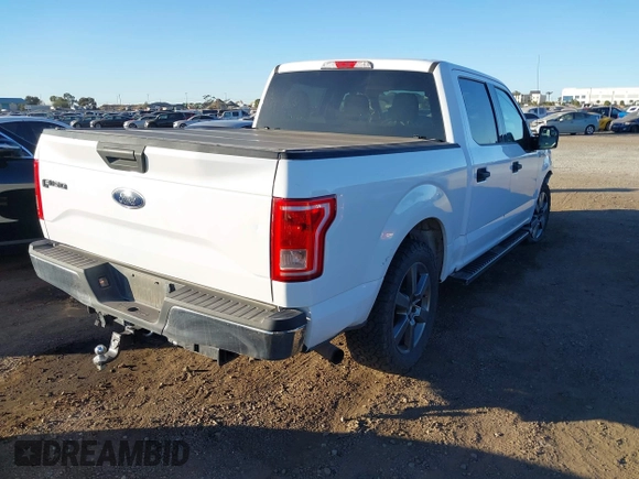 2016 Ford F-150 XL with VIN 1FTEW1CG0GKE05700, listed as a IAAI auction lot 41344898 with 96,429 mi miles and . Bid and sale history available at carsss.com. Image 4.