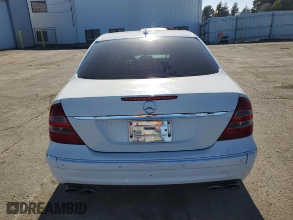 2007 Mercedes-Benz E-Class 3.5L with VIN WDBUF56X87B132731, listed as a Copart auction lot 47575365 with 106,789 mi miles and Salvage Title. Bid and sale history available at carsss.com. Image 6.