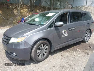 2015 Honda Odyssey Touring Elite with VIN 5FNRL5H93FB106046, listed as a IAAI auction lot 42492096 with 197,575 mi miles and . Bid and sale history available at DreamBid. Image 2.