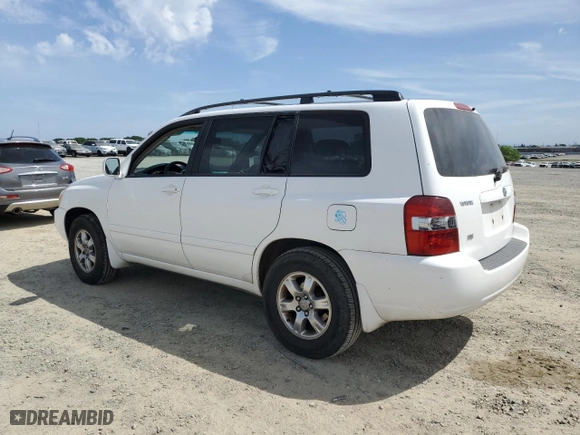 2005 Toyota Highlander with VIN JTEGP21A750070319, listed as a Copart auction lot 52782265 with 231,343 mi miles and Salvage Title. Bid and sale history available at carsss.com. Image 2.