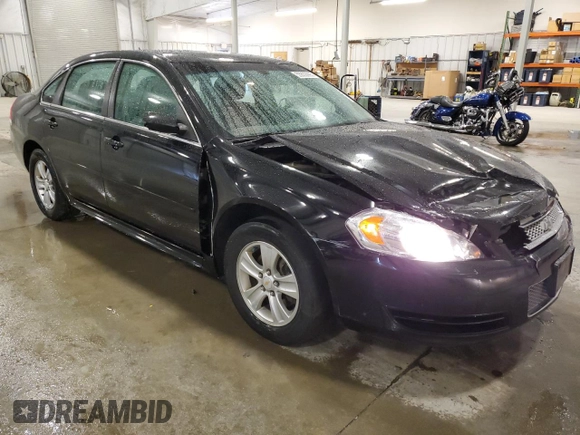 2015 Chevrolet Impala LS with VIN 2G1WA5E3XF1151683, listed as a Copart auction lot 55802995 with 150,407 mi miles and Salvage title. Bid and sale history available at DreamBid. Image 4.