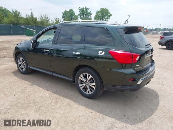 2018 Nissan Pathfinder SL with VIN 5N1DR2MMXJC641362, listed as a IAAI auction lot 42466761 with 105,486 mi miles and . Bid and sale history available at DreamBid. Image 3.